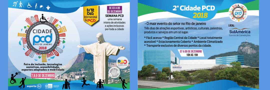 Vem aí a maior FEIRA de INCLUSÃO do Rio de Janeiro - CIDADE PCD!