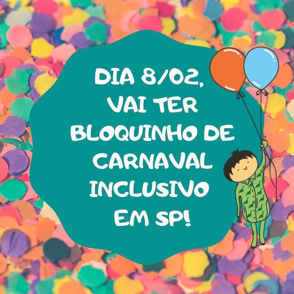 Carnaval em São Paulo vai ter bloquinho inclusivo